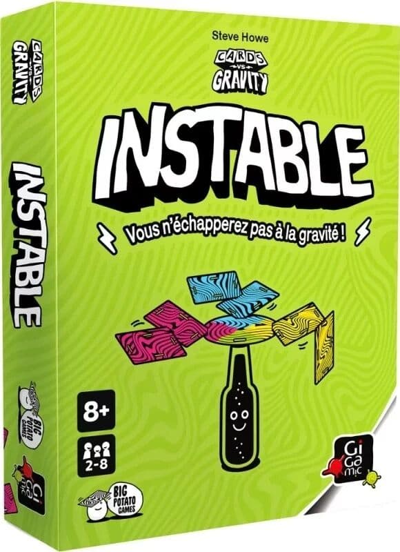 Couverture du jeu Instable