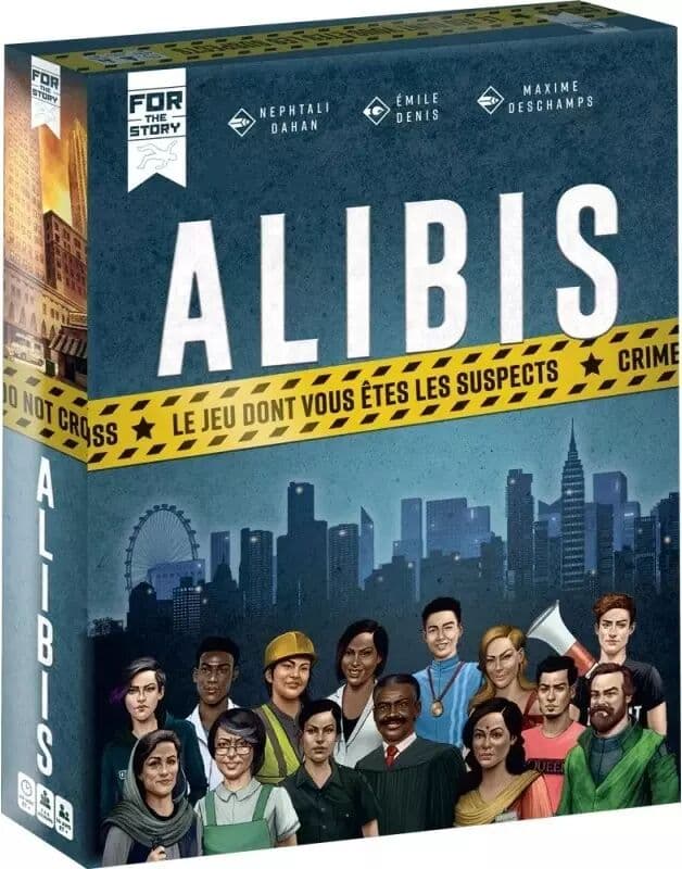 Couverture du jeu Alibis : Le Jeu dont vous êtes les Suspects