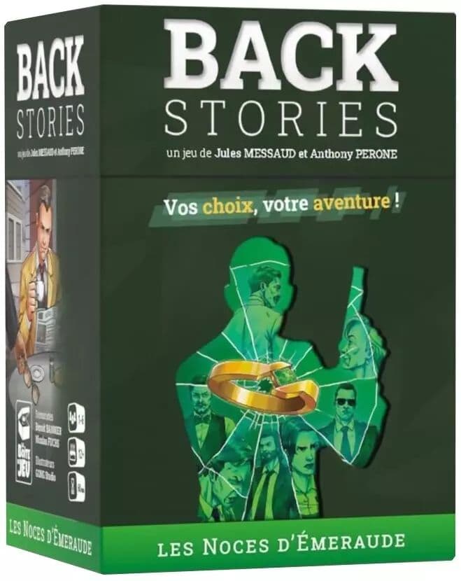 Couverture du jeu Back Stories : Les Noces d'Émeraude