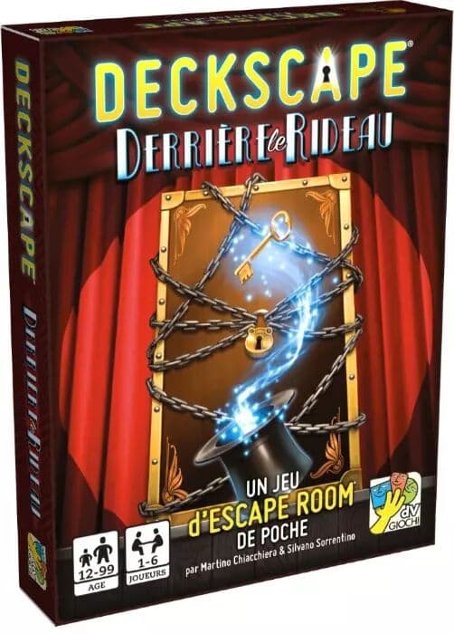 Couverture du jeu Deckscape : Derrière le Rideau