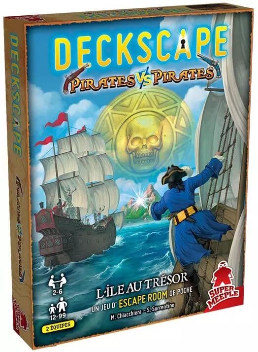 Couverture du jeu Deckscape : Pirates Vs Pirates