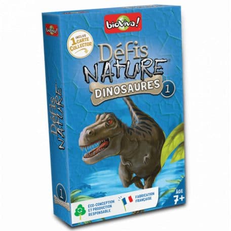 Couverture du jeu Défis Nature - Dinosaures 1 Bleu