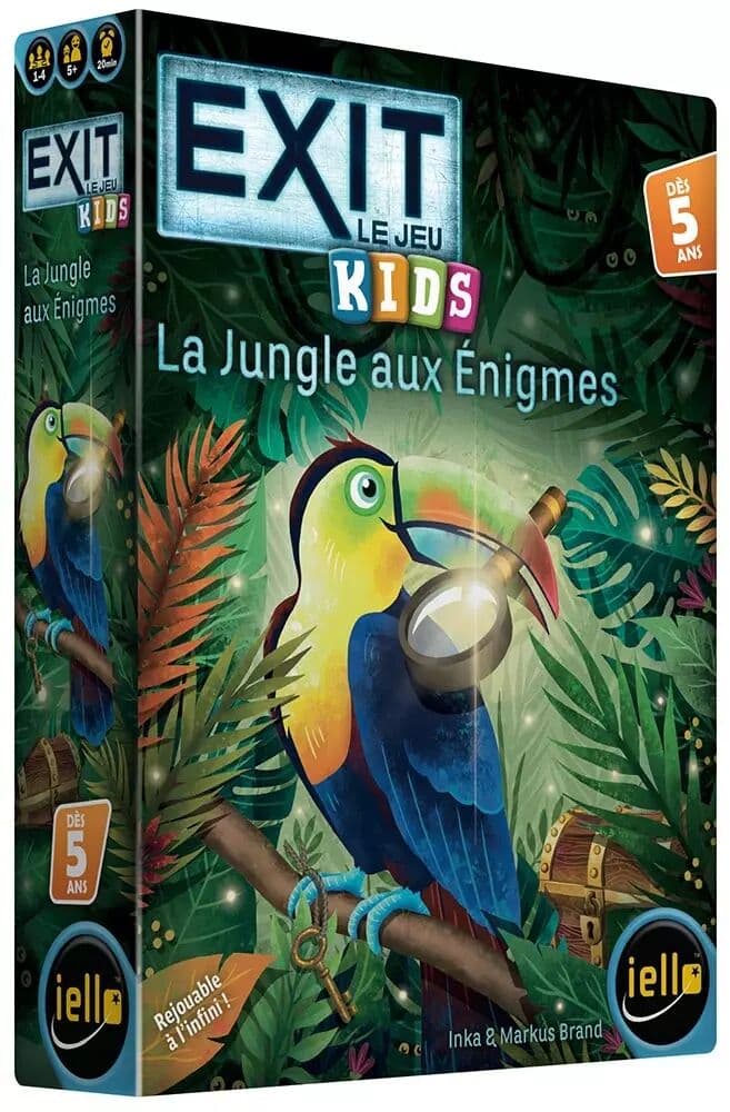 Couverture du jeu Exit Kids : La Jungle aux Enigmes