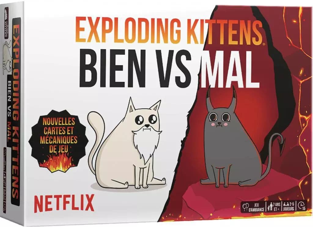 Couverture du jeu Exploding Kittens : Bien Vs Mal