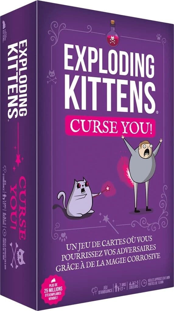 Couverture du jeu Exploding Kittens : Curse You !