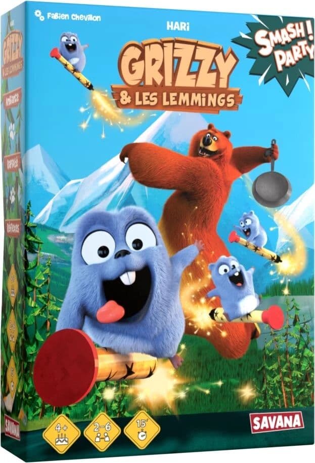Couverture du jeu Grizzy et les Lemmings - Smash Party