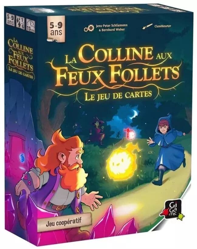 Couverture du jeu La Colline aux Feux Follets : Le Jeu de Cartes