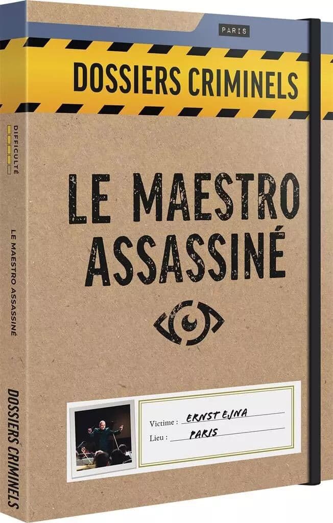 Couverture du jeu Le Maestro Assassiné (Dossiers Criminels)