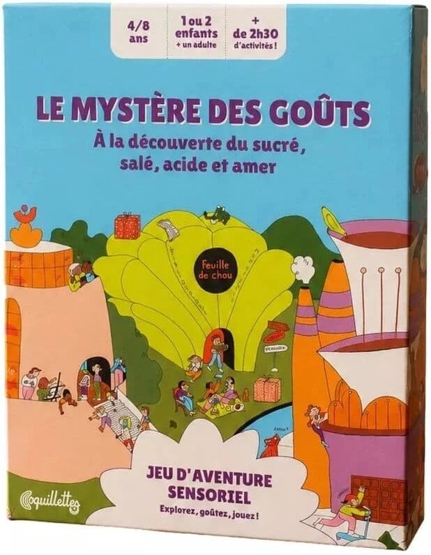 Couverture du jeu Le Mystère des Goûts - À la découverte du sucré, salé, acide et amer