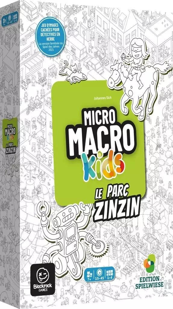 Couverture du jeu Micro Macro Kids - Le Parc Zinzin