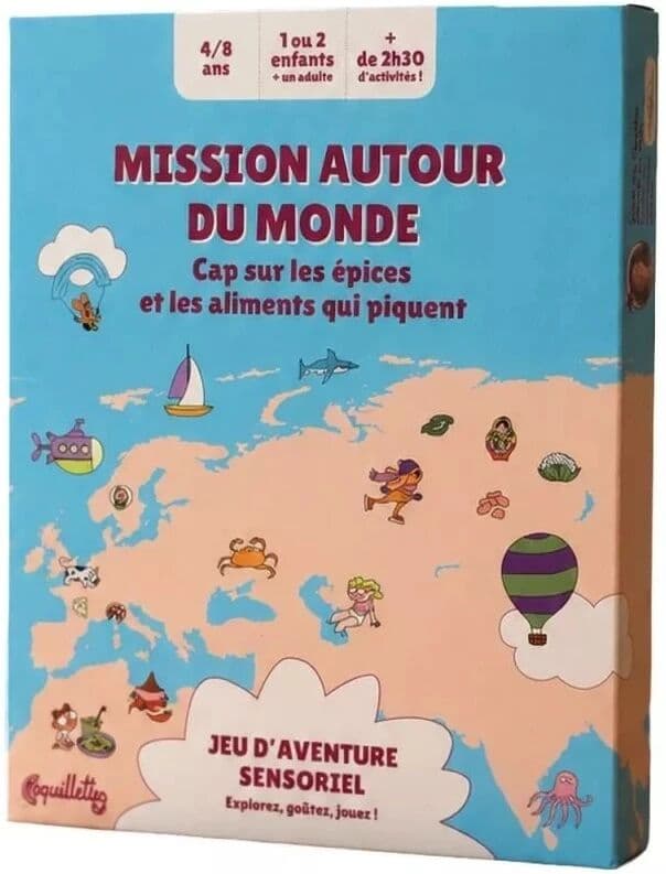 Couverture du jeu Mission Autour du Monde - Cap sur les Épices et les Aliments qui Piquent