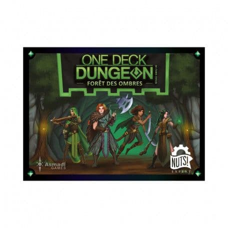 Couverture du jeu One Deck Dungeon : Forêt des Ombres
