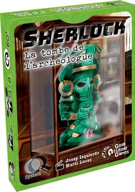 Couverture du jeu Sherlock - Q System : La Tombe de l'Archéologue