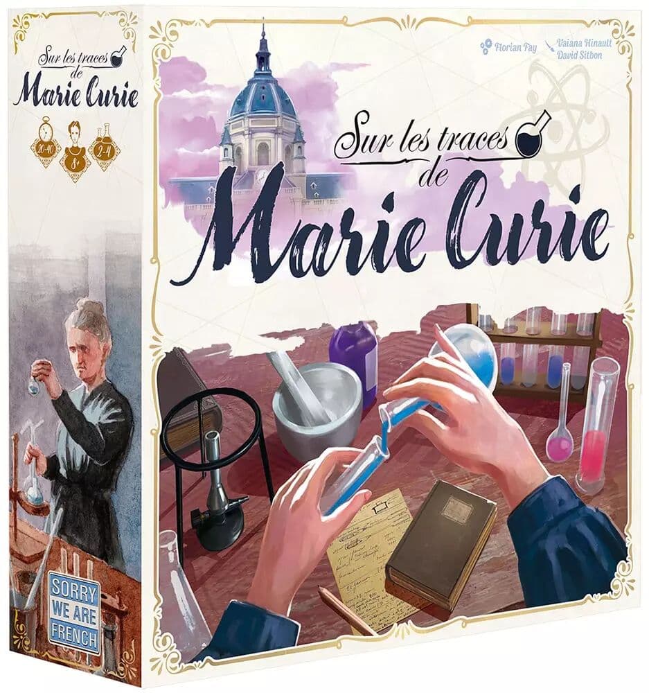 Couverture du jeu Sur les Traces de Marie Curie