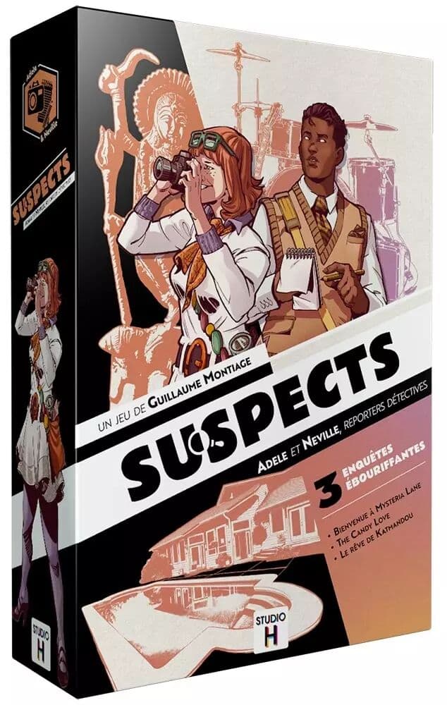 Couverture du jeu Suspects : Adele & Neuville, Reporters Detectives